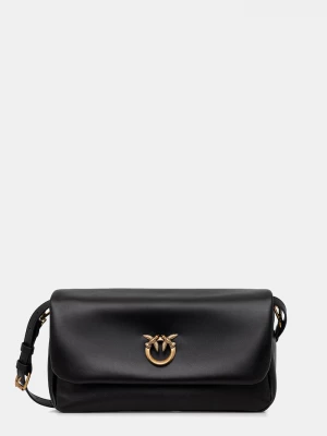 Obrázek produktu Pinko Kožená kabelka Horizontal černá