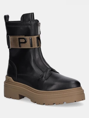 Obrázek produktu Pinko Kožené kotníkové boty Mia 13 černá