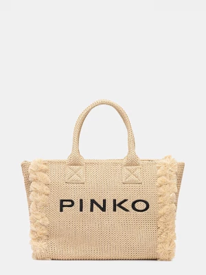 Obrázek produktu Pinko nákupní taška dámská z pletenky béžová