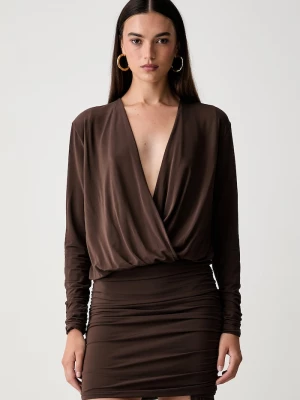 Obrázek produktu Pinko šaty s viskózou hnědá