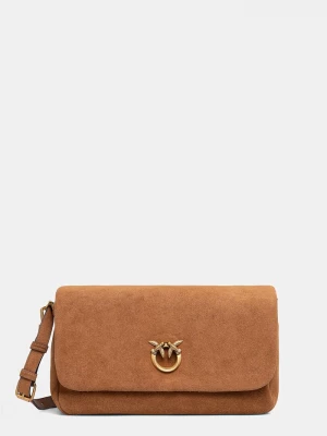 Obrázek produktu Pinko Semišová kabelka Pinko Horizontal hnědá