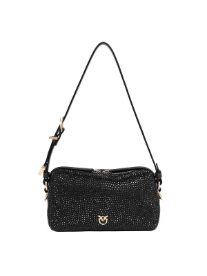 Obrázek produktu PINKO Taška přes rameno 'PINKO BAULETTO TRITTICO MINI FULL STRASS BORSA' černá