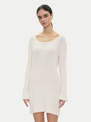 Obrázek produktu PINKO Úpletové šaty 105301 A2N7 Écru Regular Fit Krémová