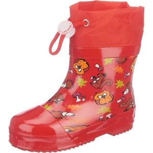 Obrázek produktu PLAYSHOES Gumové holínky  hnědá / zlatě žlutá / světle zelená / oranžová / červená