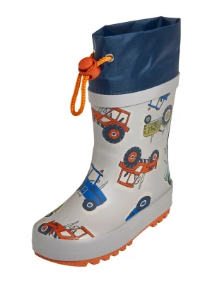 Obrázek produktu PLAYSHOES Gumové holínky marine modrá / světlemodrá / světle šedá / tmavě oranžová