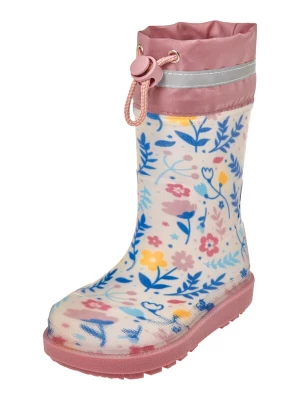 Obrázek produktu PLAYSHOES Gumové holínky režná / modrá / kari / starorůžová