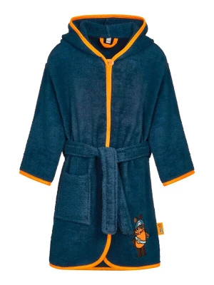 Obrázek produktu PLAYSHOES Koupací plášť 'DIE MAUS PIRAT' marine modrá / čokoládová / oranžová