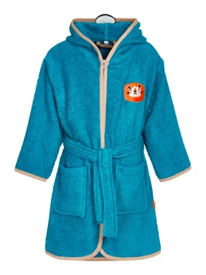 Obrázek produktu PLAYSHOES Koupací plášť 'Dschungel' béžová / azurová modrá / oranžová