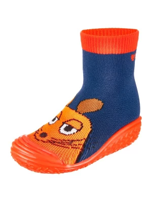 Obrázek produktu PLAYSHOES Kozačky 'DIE MAUS Pirat' marine modrá / oranžová / humrová / černá