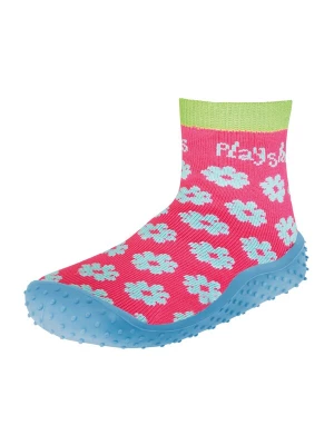 Obrázek produktu PLAYSHOES Pantofle světlemodrá / kiwi / malinová