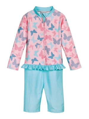 Obrázek produktu PLAYSHOES Plavky 'Schmetterlinge' modrá / aqua modrá / růžová / světle růžová