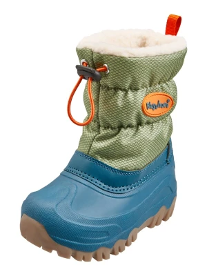 Obrázek produktu PLAYSHOES Sněhule olivová / petrolejová / oranžová