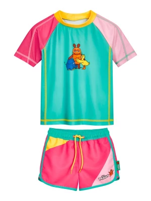 Obrázek produktu PLAYSHOES UV ochrana 'DIE MAUS Freunde' tyrkysová / žlutá / pink / růžová