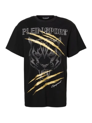 Obrázek produktu Plein Sport Tričko 'Tiger Golden Scratch' zlatá / černá / bílá