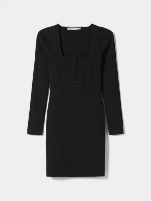 Obrázek produktu Pletené šaty Bershka černá