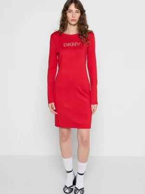 Obrázek produktu Pletené šaty DKNY červená