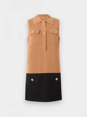Obrázek produktu Pletené šaty Elisabetta Franchi béžová
