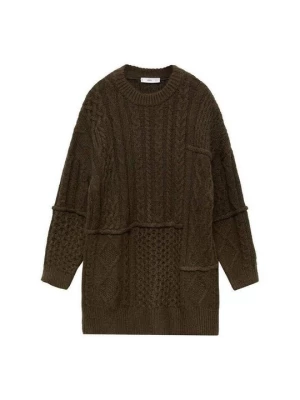 Obrázek produktu Pletené šaty Mango khaki