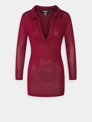 Obrázek produktu Pletené šaty Missguided tmavě červená