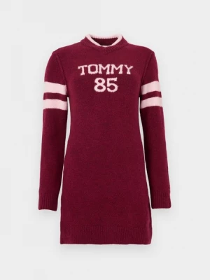 Obrázek produktu Pletené šaty Tommy Jeans tmavě červená