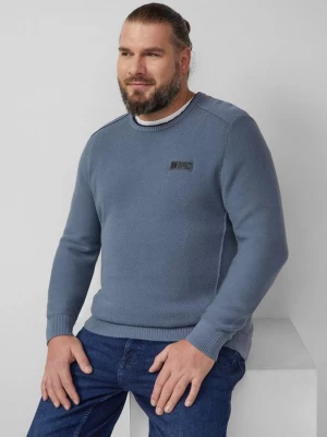 Obrázek produktu Pletený bavlněný svetr s texturou s.Oliver modrá
