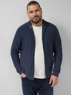 Obrázek produktu Pletený kabátek s různými strukturami a se stojáčkem, z bavlny s.Oliver modrá