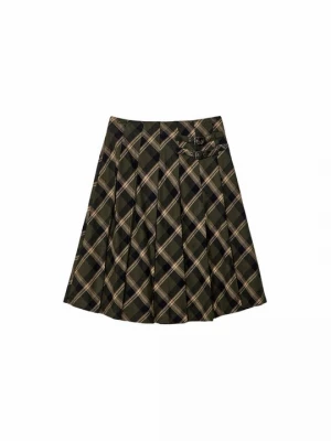 Obrázek produktu Plisovaná sukně Stradivarius khaki