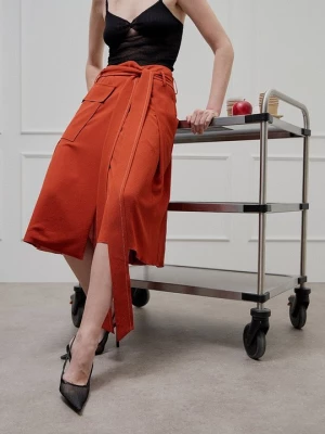 Obrázek produktu Plisovaná sukně Victoria Beckham červená