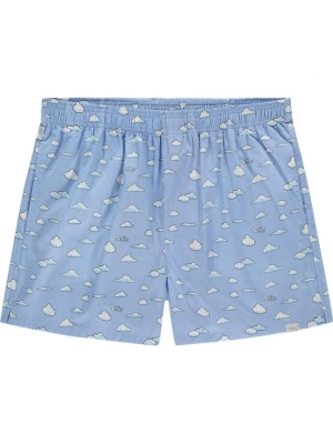 Obrázek produktu Pockies Boxerky 'Blue Dream' světlemodrá / šedá / černá