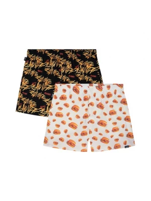 Obrázek produktu Pockies Boxerky 'Burgers 'n' Fries' žlutá / oranžová / černá / bílá