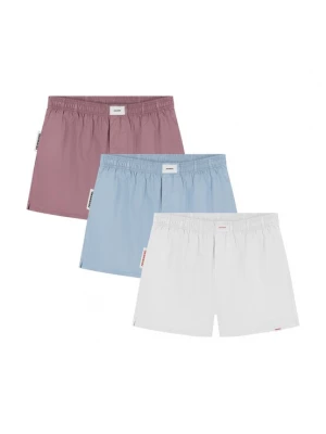 Obrázek produktu Pockies Boxerky 'Forever Weekend' světlemodrá / bledě fialová / bílá