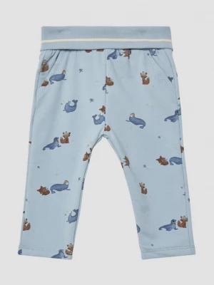Obrázek produktu Pohodlné unisex kalhoty na běhání s ohrnovacím pasem s.Oliver modrá