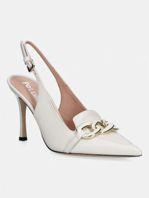 Obrázek produktu Pollini Kožené lodičky Pollini béžová