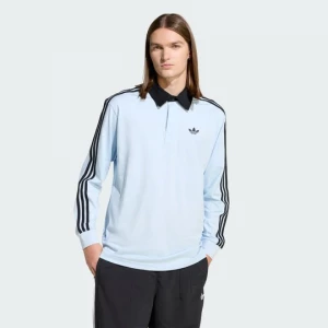 Obrázek produktu POLO 3-STRIPES RUGBY S DLOUHÝM RUKÁVEM Adidas Crystal Sky