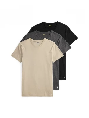 Obrázek produktu Polo Ralph Lauren basic tričko pánské bavlněné 3-pack béžová