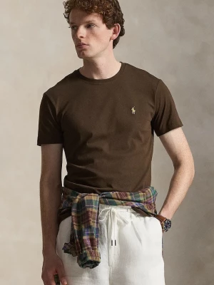 Obrázek produktu Polo Ralph Lauren basic tričko pánské bavlněné hnědá