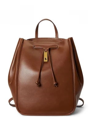 Obrázek produktu Polo Ralph Lauren batoh dámský kožený hnědá