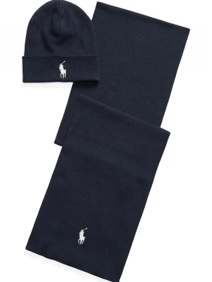 Obrázek produktu Polo Ralph Lauren Bavlněná čepice a šála Polo Ralph Lauren béžová
