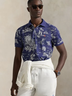 Obrázek produktu Polo Ralph Lauren Bavlněné polo tričko Polo Ralph Lauren námořnická modř