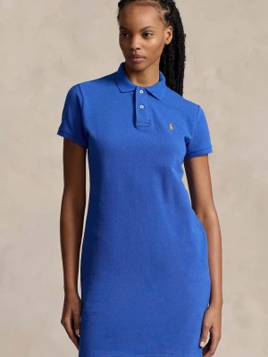 Obrázek produktu Polo Ralph Lauren Bavlněné šaty Polo Ralph Lauren modrá
