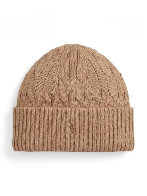 Obrázek produktu Polo Ralph Lauren Dětská bavlněná čepice Polo Ralph Lauren hnědá