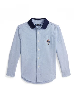 Obrázek produktu Polo Ralph Lauren Dětská bavlněná košile Polo Ralph Lauren modrá