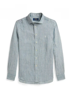 Obrázek produktu Polo Ralph Lauren Dětská lněná košile modrá
