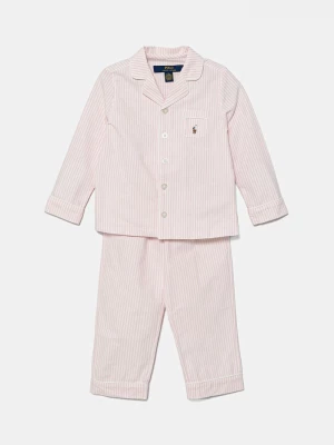 Obrázek produktu Polo Ralph Lauren Dětské bavlněné pyžamo Polo Ralph Lauren 2-pack růžová