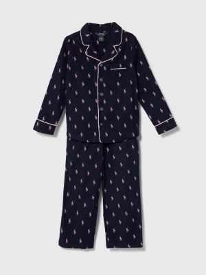 Obrázek produktu Polo Ralph Lauren Dětské bavlněné pyžamo Polo Ralph Lauren námořnická modř