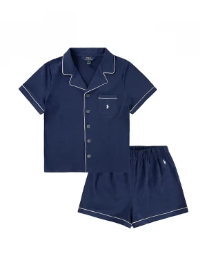 Obrázek produktu Polo Ralph Lauren Dětské bavlněné pyžamo Polo Ralph Lauren námořnická modř