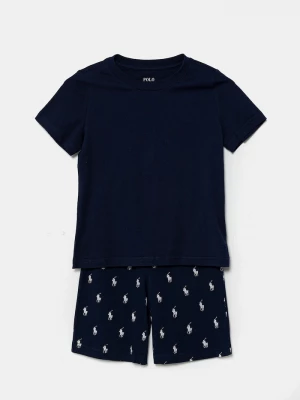 Obrázek produktu Polo Ralph Lauren Dětské bavlněné pyžamo Polo Ralph Lauren námořnická modř