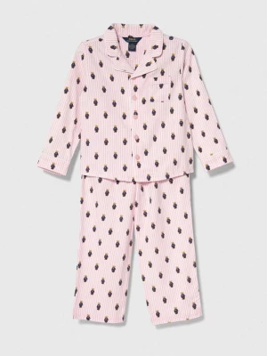 Obrázek produktu Polo Ralph Lauren Dětské bavlněné pyžamo Polo Ralph Lauren růžová