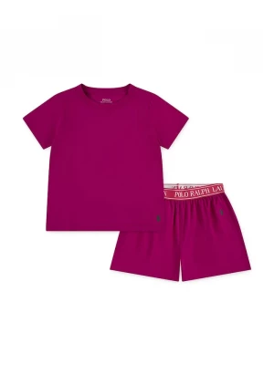 Obrázek produktu Polo Ralph Lauren Dětské bavlněné pyžamo Polo Ralph Lauren růžová