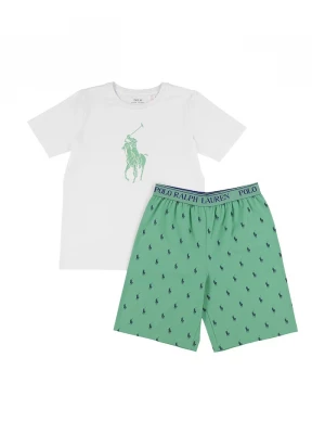 Obrázek produktu Polo Ralph Lauren Dětské bavlněné pyžamo zelená